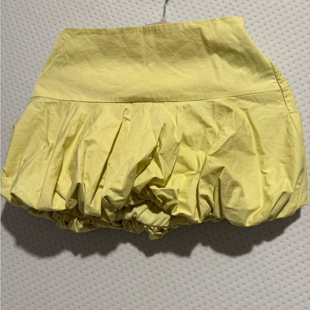 Yellow Bubble Skirt